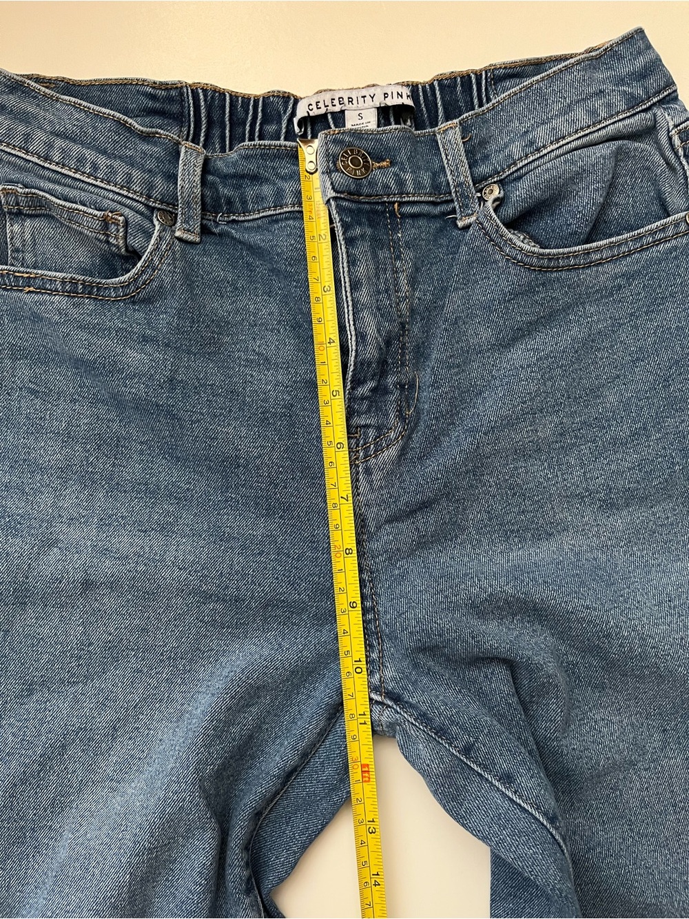 Celebrity Pink | Vintage Wash Blue Jeans - Picture 8 of 10